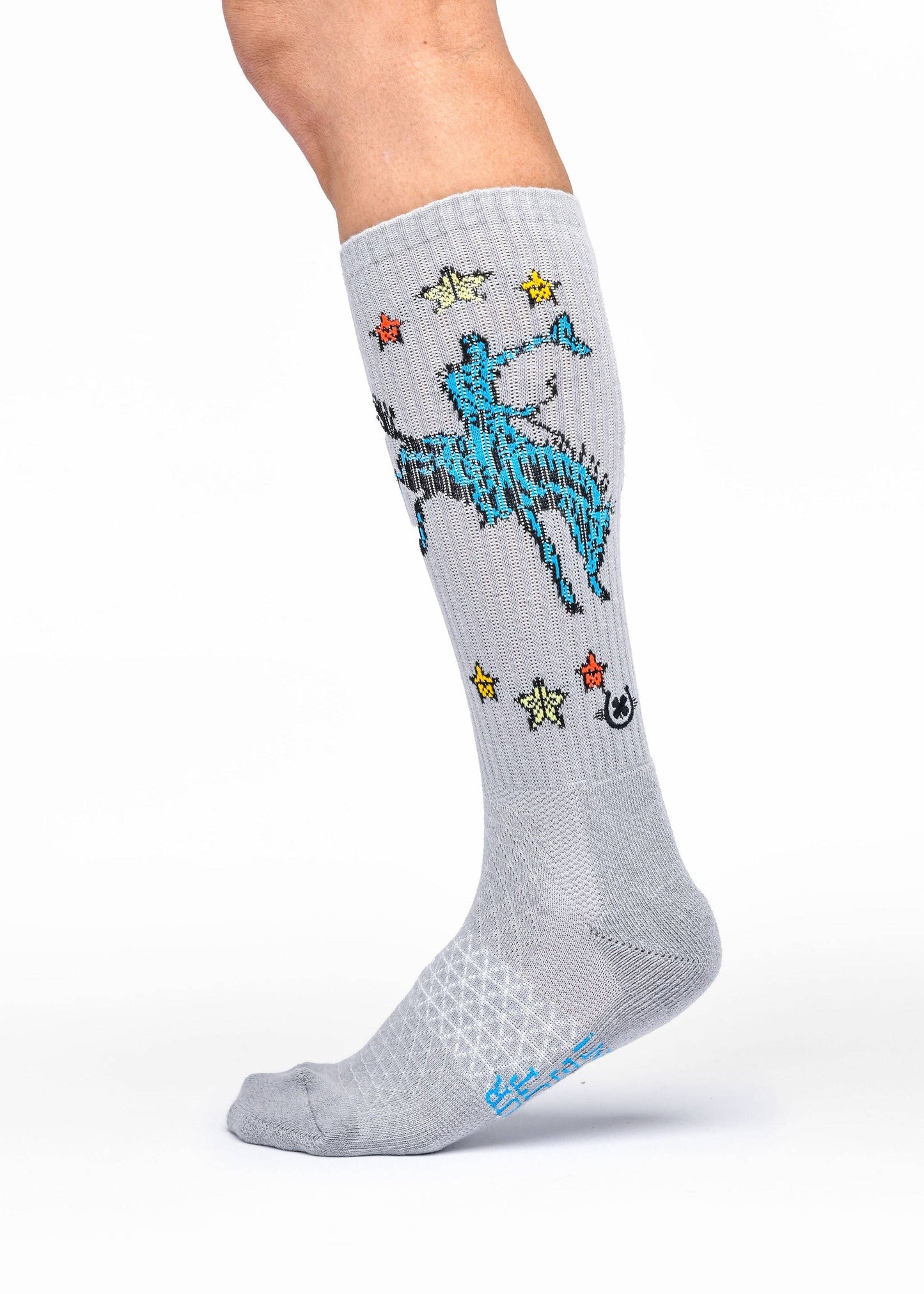 Lucky Chuck Grey Socks