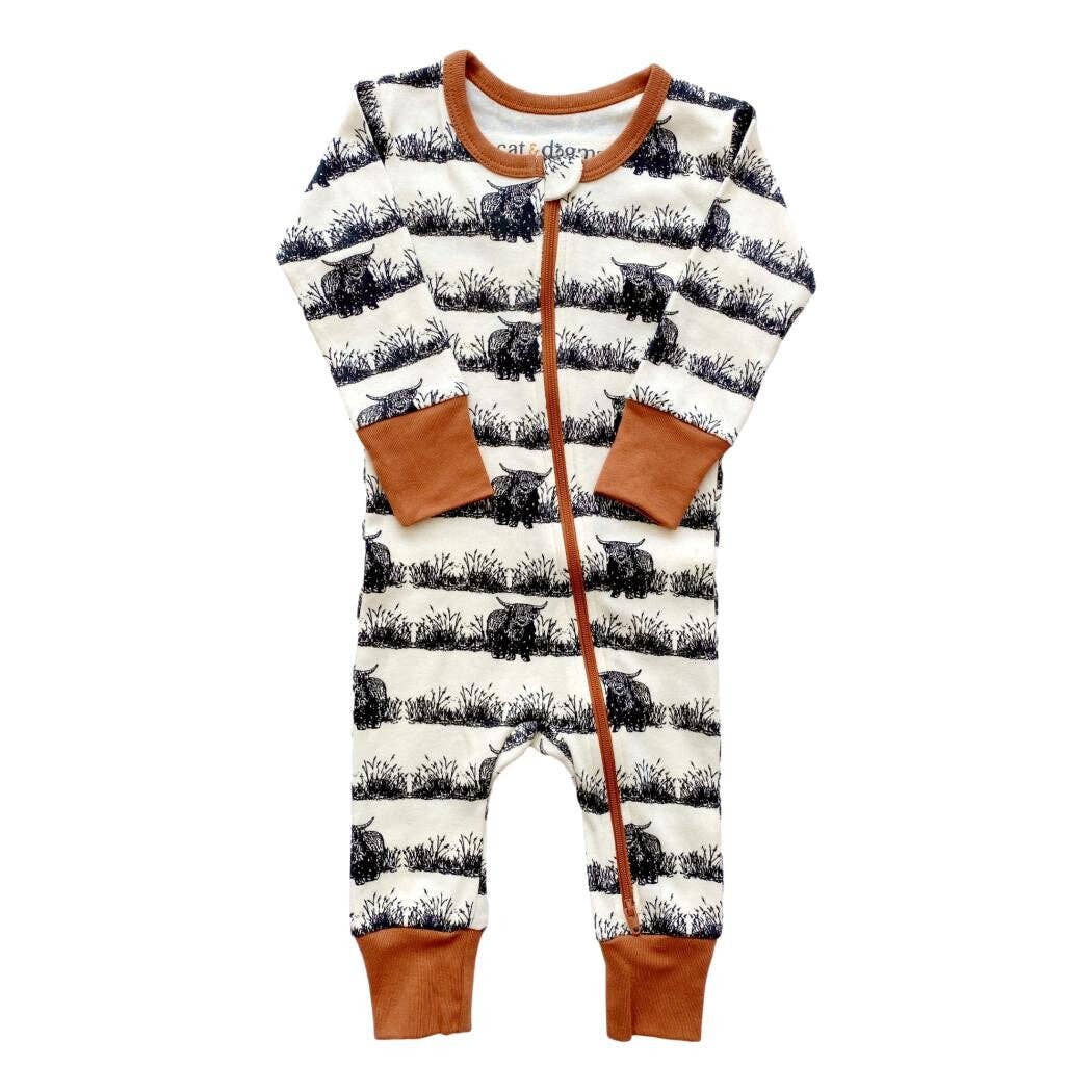 Highland Cow Romper