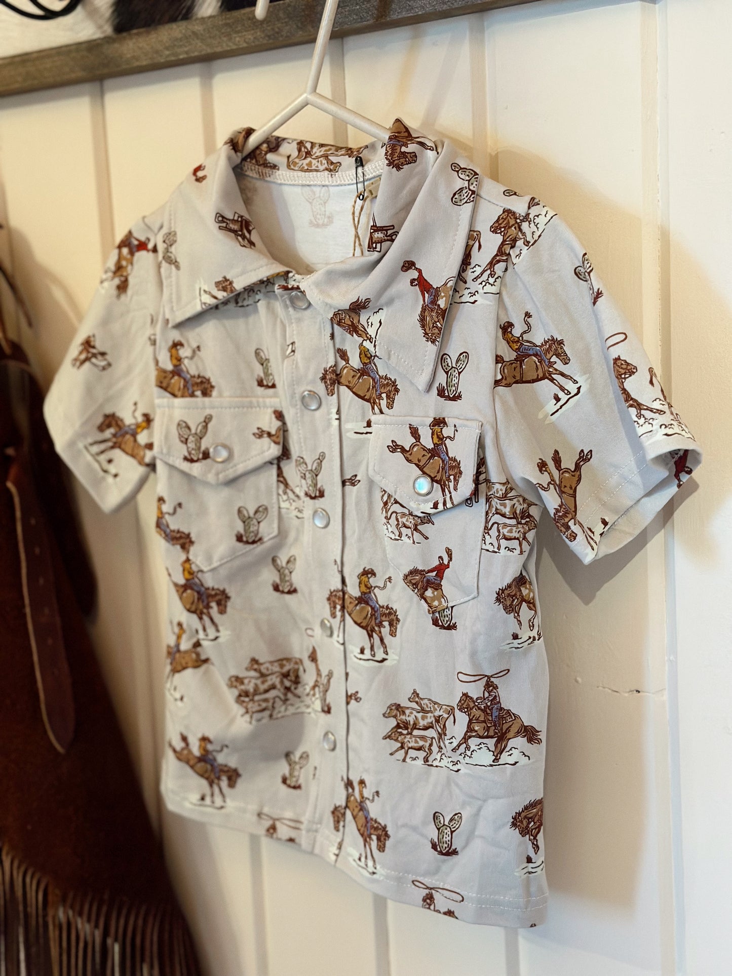 Saddle Up Button Down