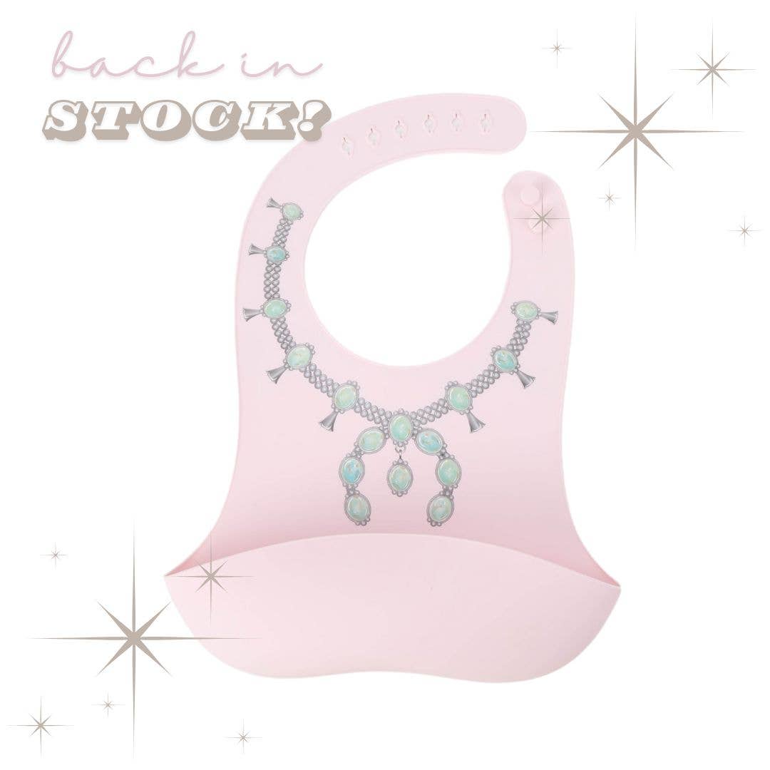 WESTERN GRANDE PINK PRECIOUS TURQUOISE BIB