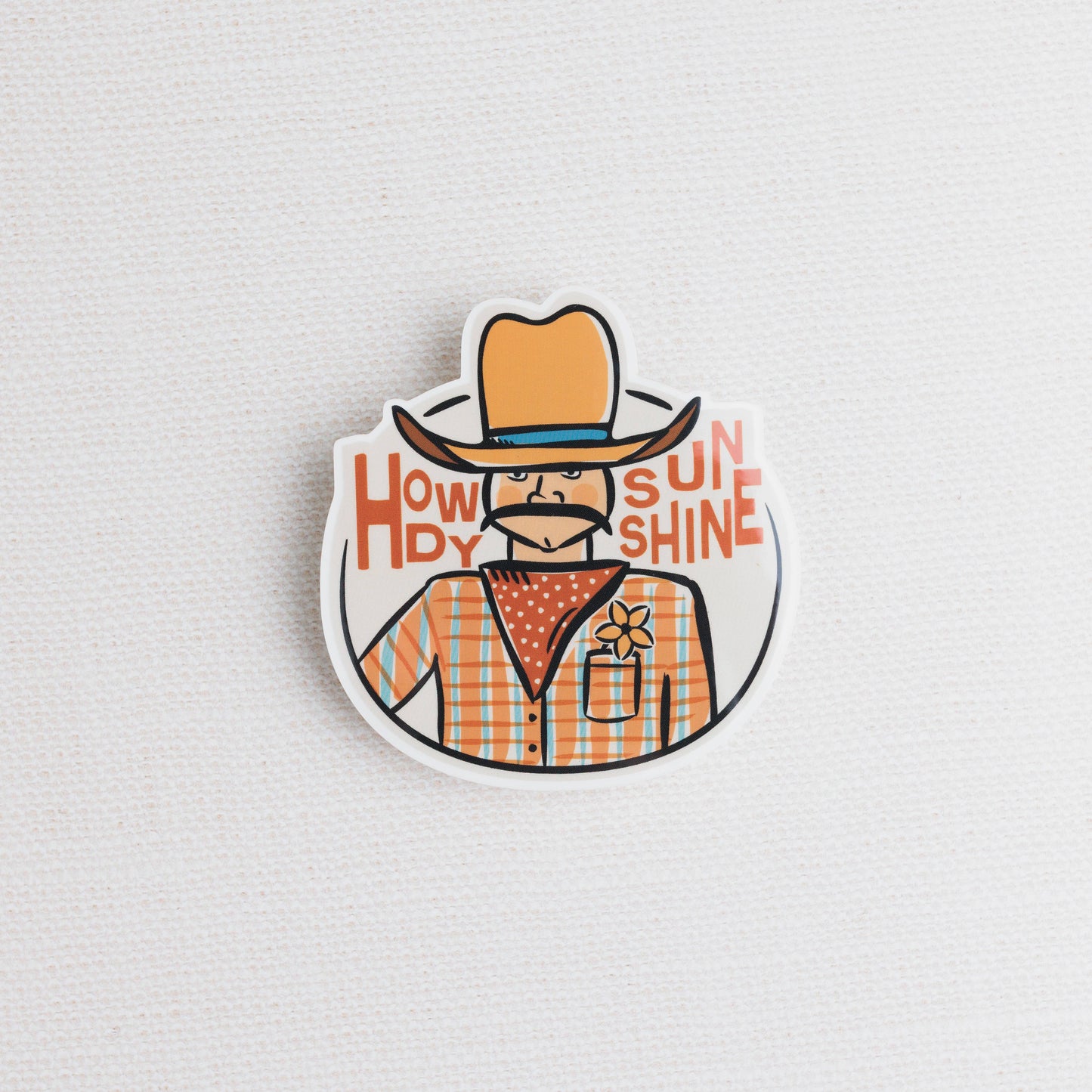 Howdy Sunshine Sticker