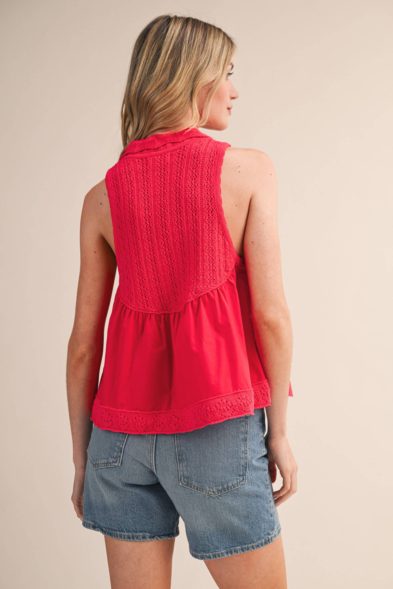Cherry Sweater Top