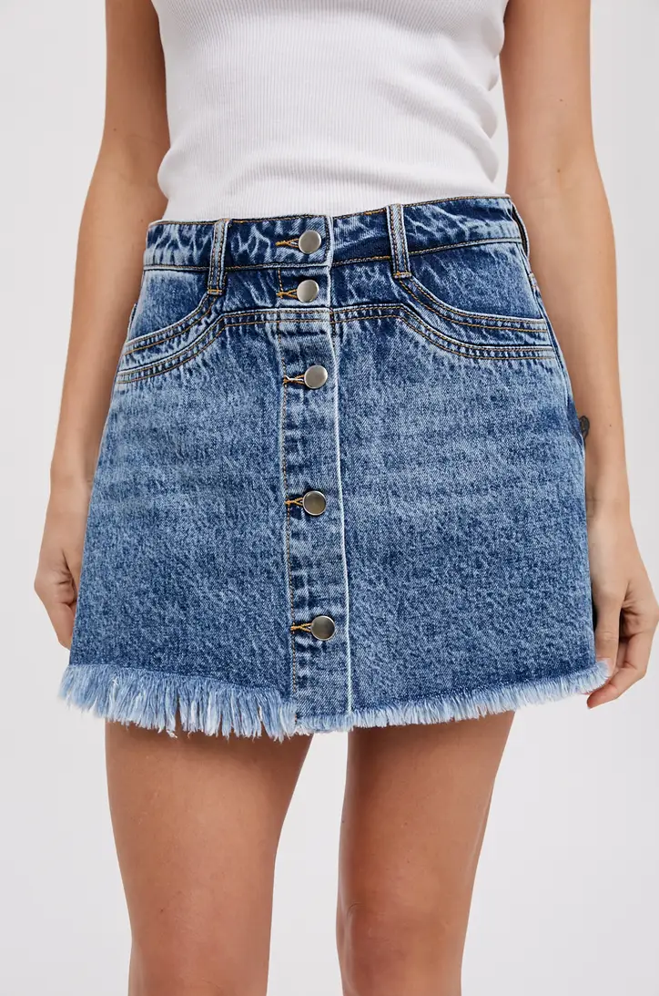 Denim Skort