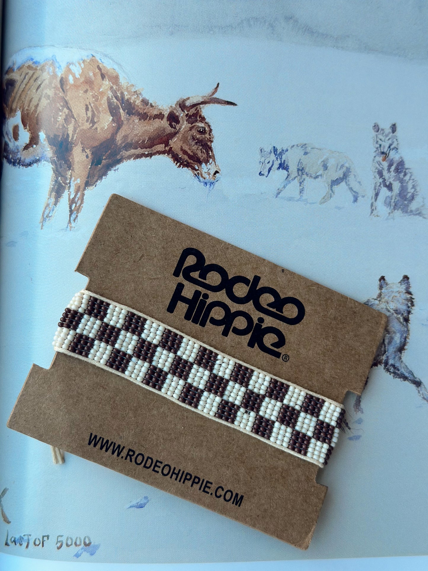 Brown Check Bracelet