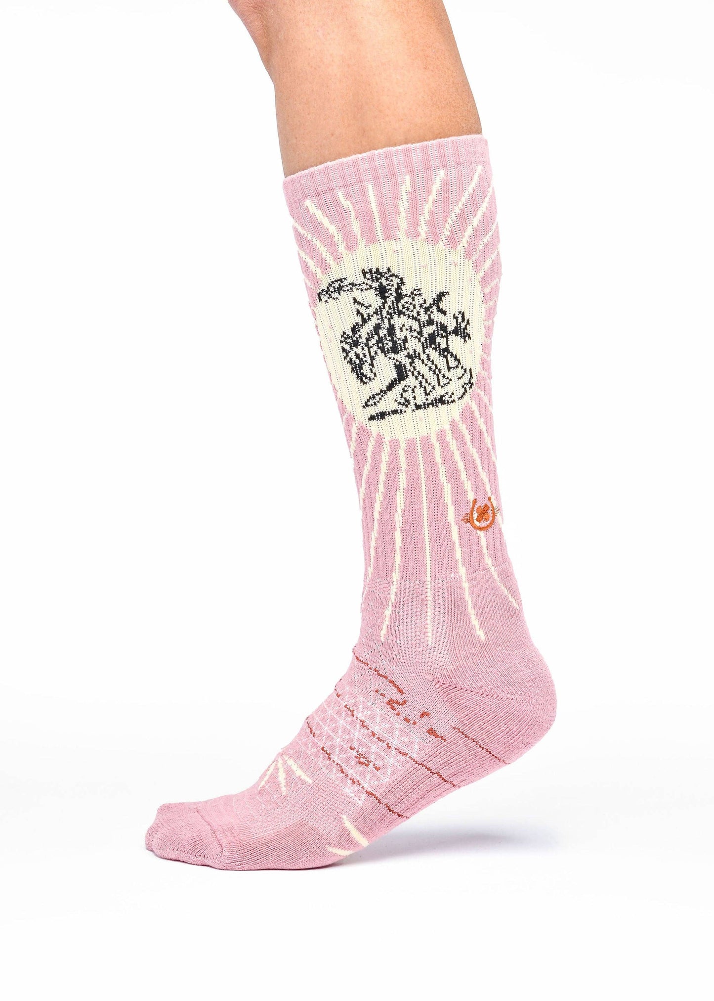 Lucky Chuck Dusty Pink Socks