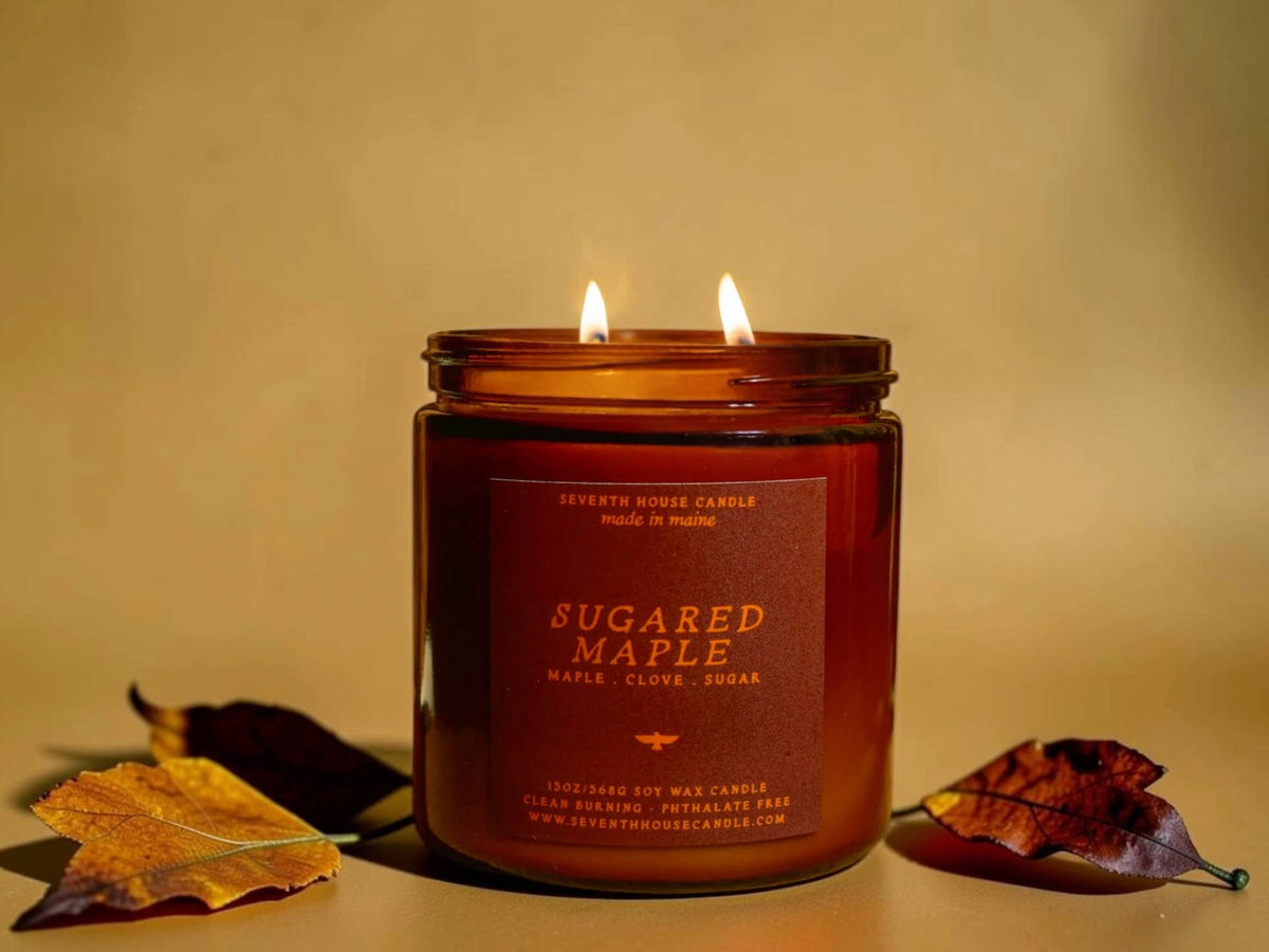 Sugared Maple Candle
