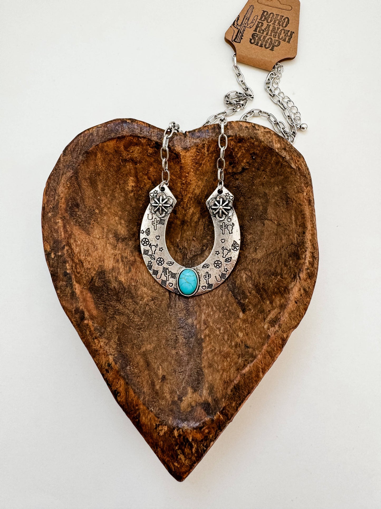 Horseshoe Pendant Necklace