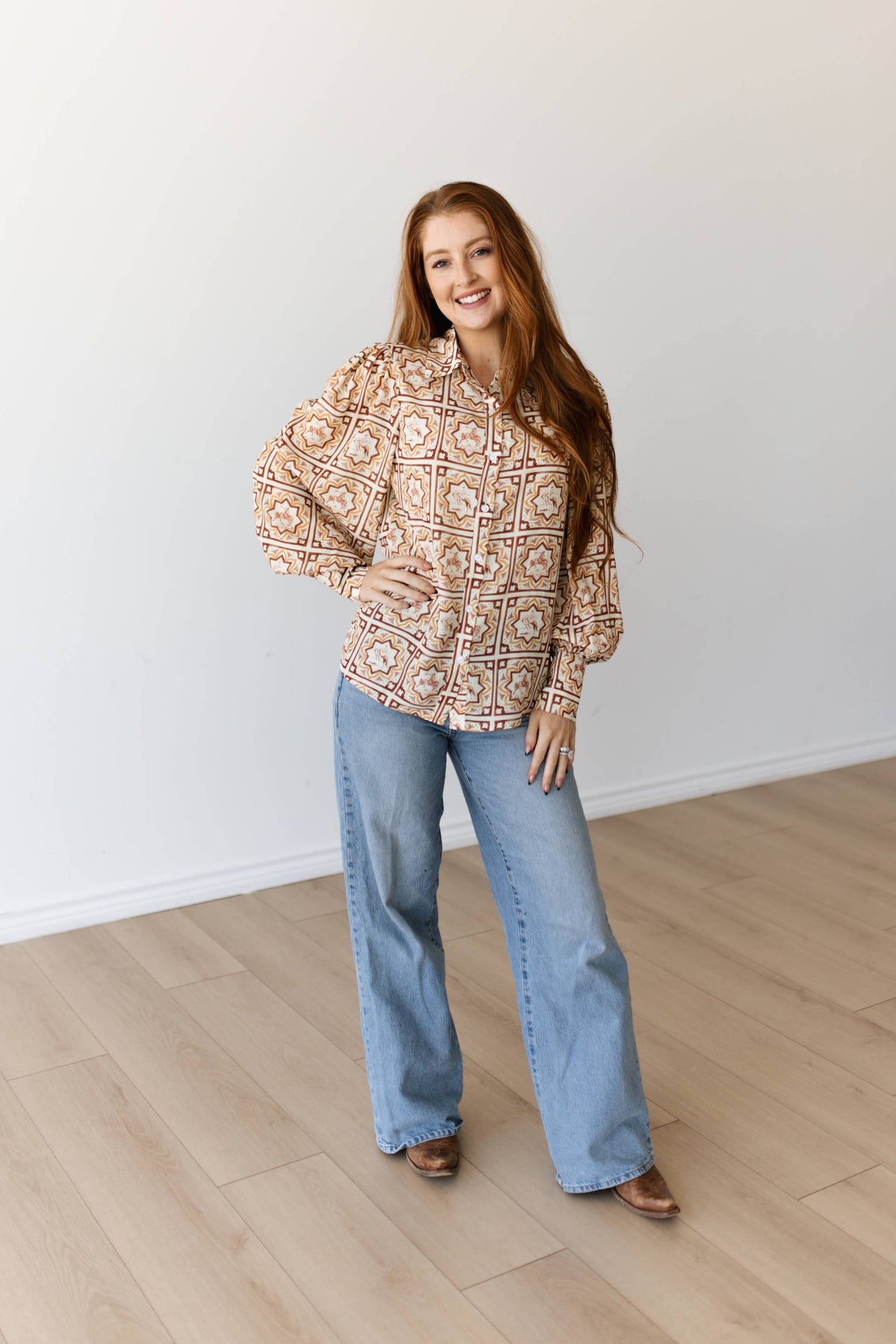 Medallion Blouse