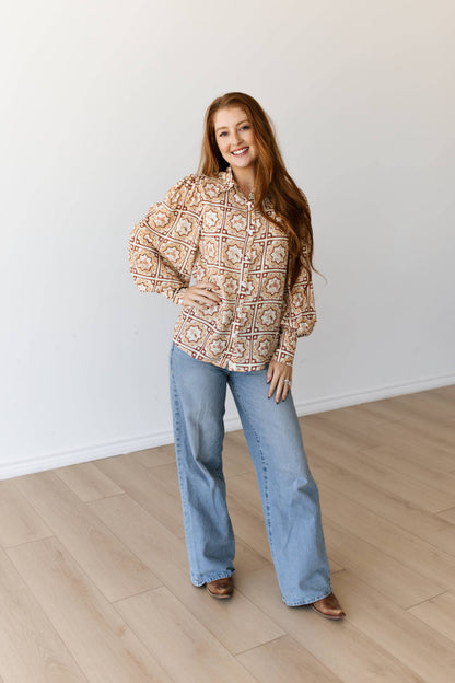 Medallion Blouse