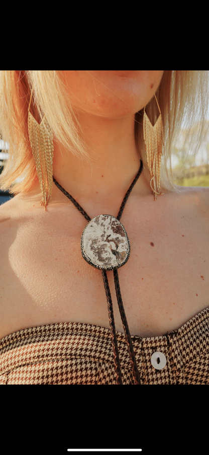 Mushroom Jasper Pave Bolo