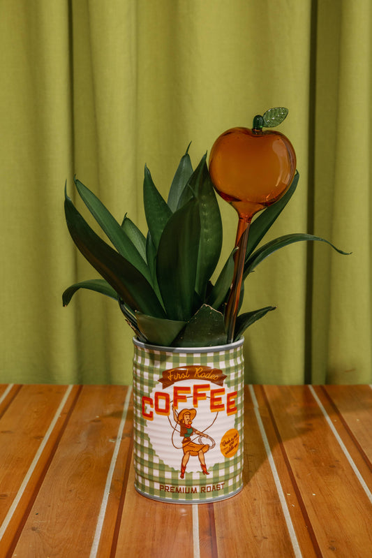 Peach Watering Globe