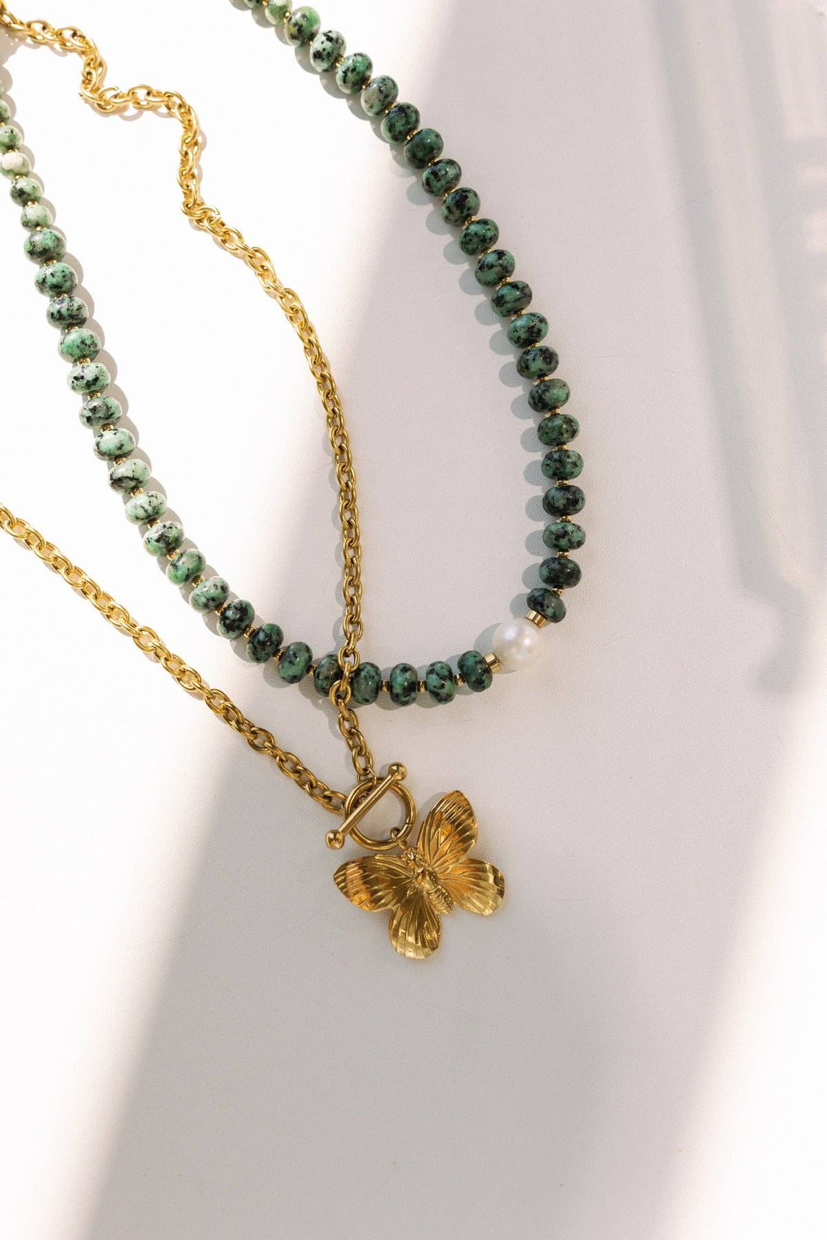 Tidal Pearl Beaded Necklace