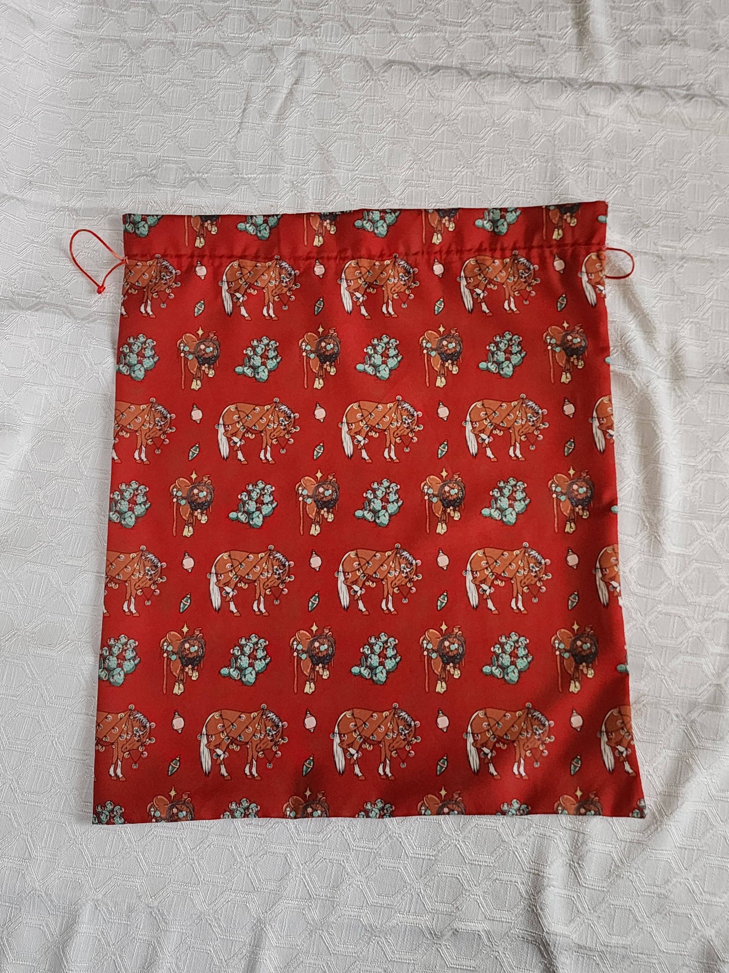 Red Ponies Reusable Gift Bag