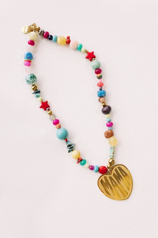 MAMA Beaded Necklace