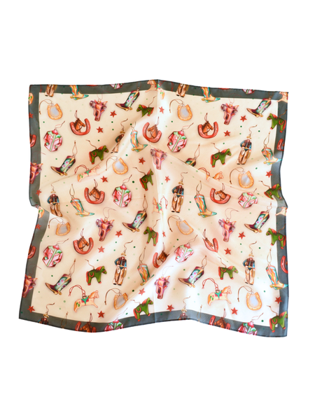 Cowgirl Christmas Ornament Wild Rag