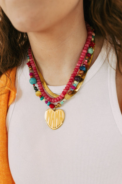 MAMA Beaded Necklace