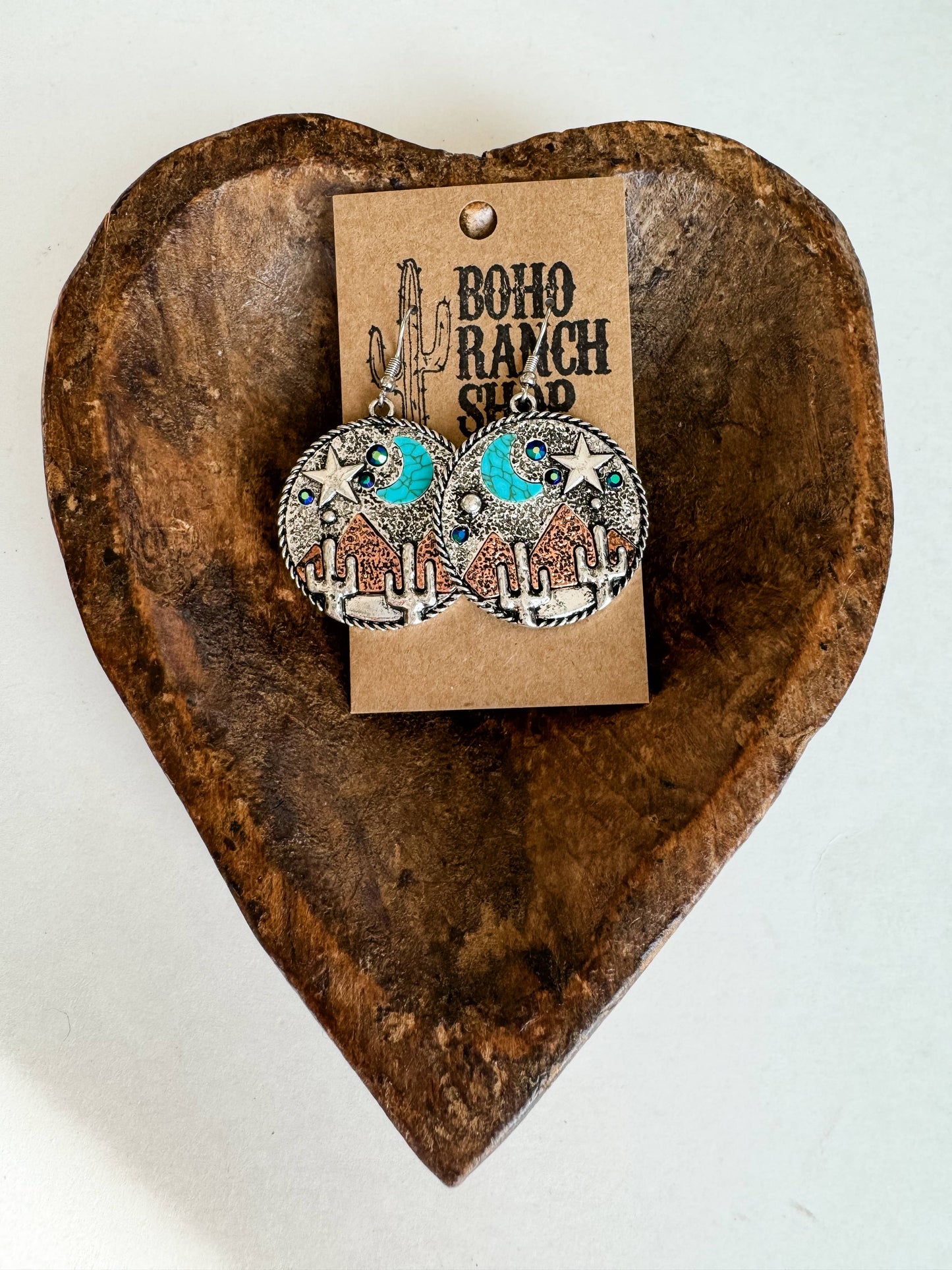 Western Scenery Dangle Earrings