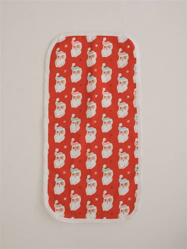 Santa Burp Cloths