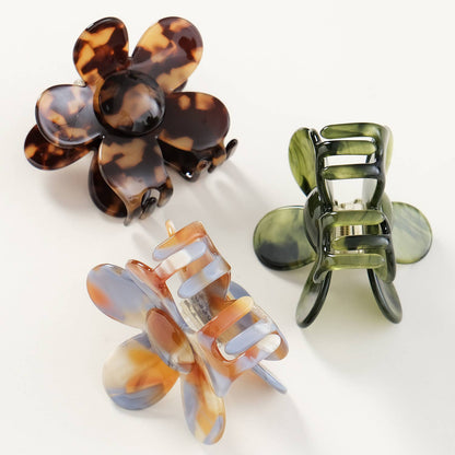 Western Flower Claw Clip