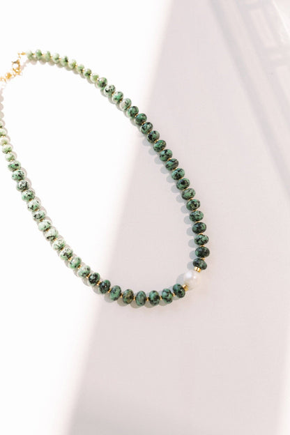 Tidal Pearl Beaded Necklace