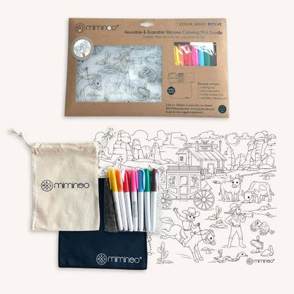 Wild West Coloring Mat