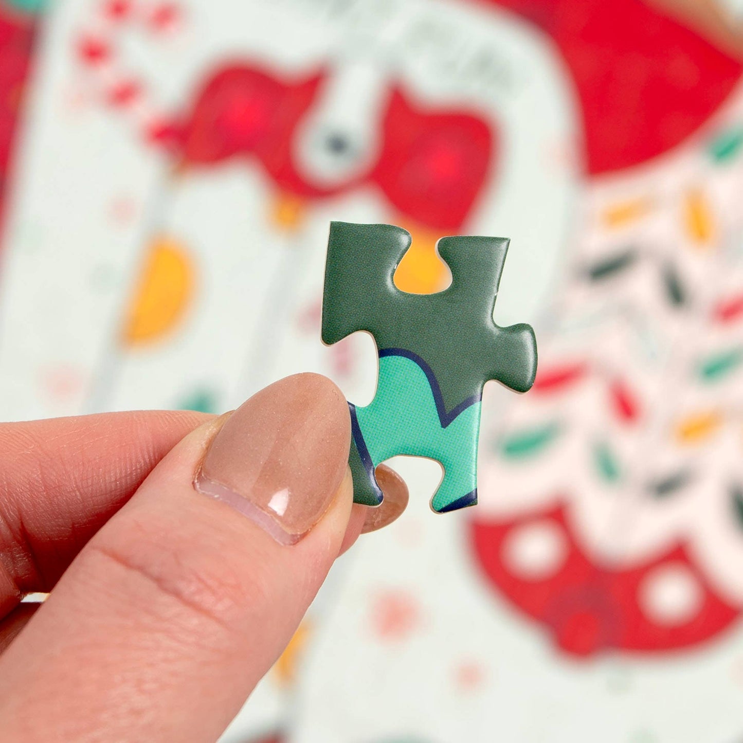 Christmas Cowgirl Boots Puzzle