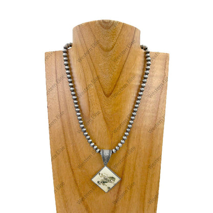 Buckin’ Bronc Necklace