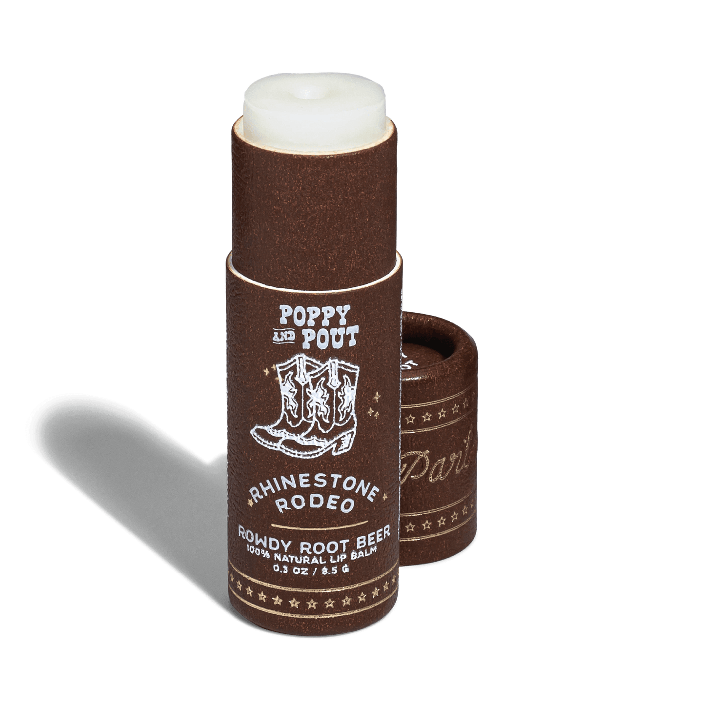 Poppy & Pout Rowdy Rootbeer Lip Balm
