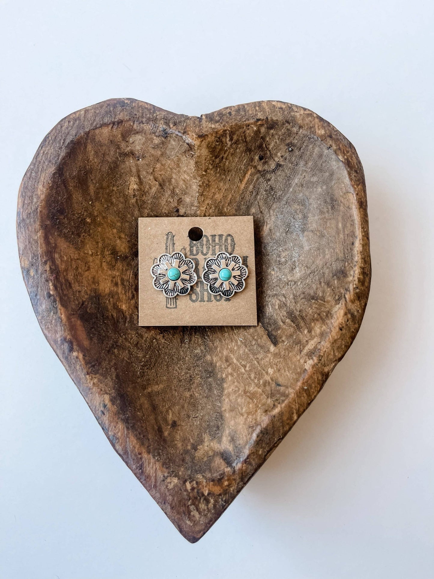 Concho Stone Earrings