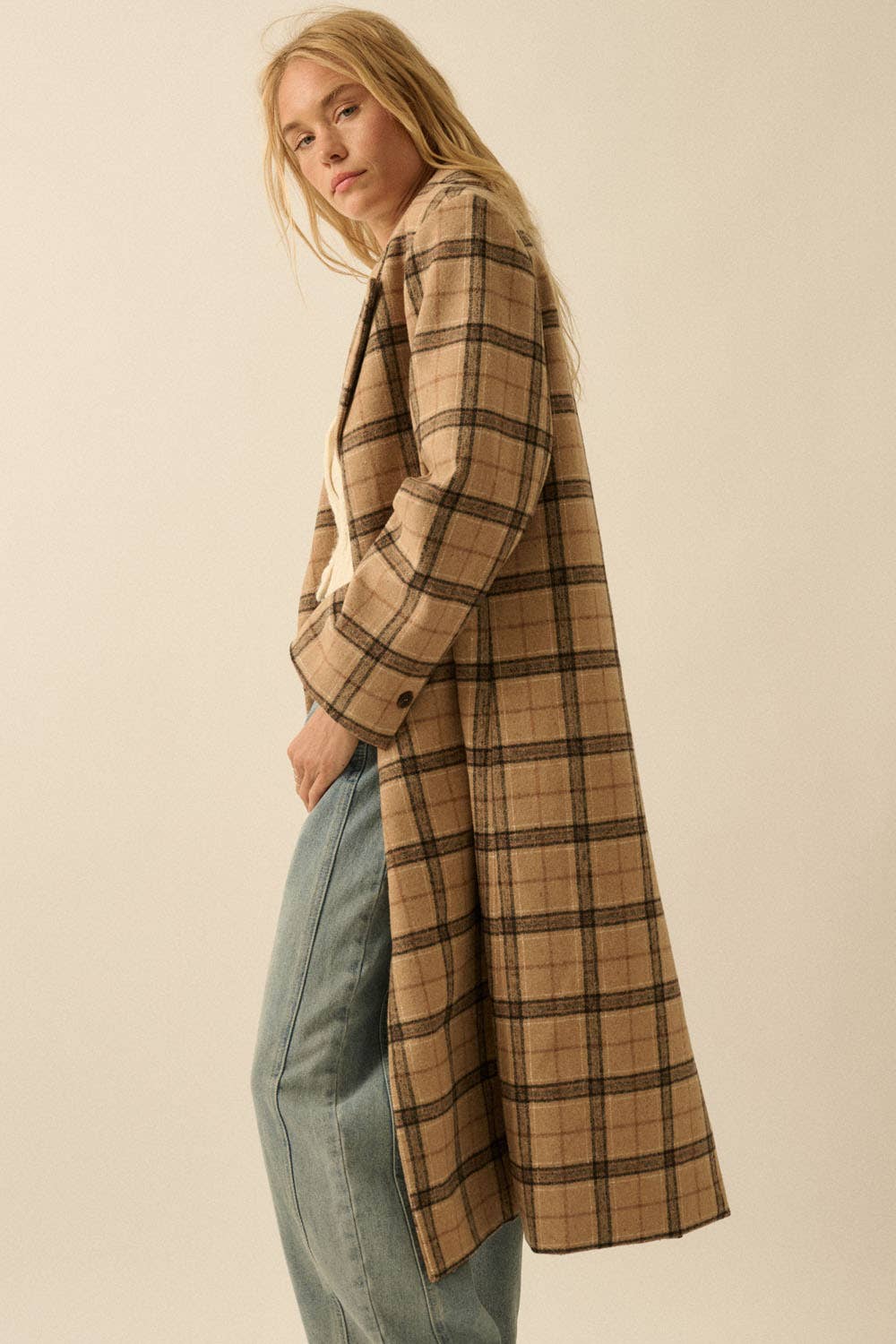 Plaid Overcoat