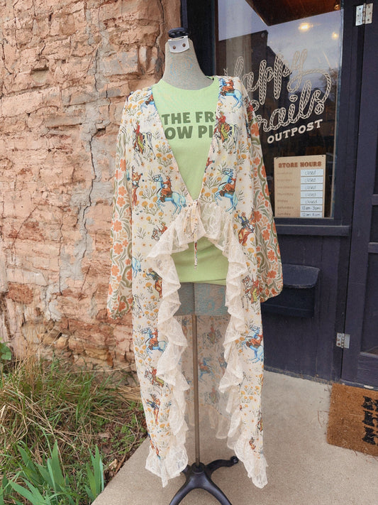Cowboy Lace Kimono