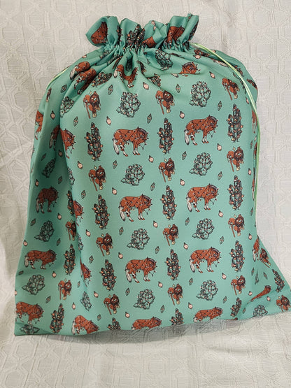 Turquoise Ponies Reusable Gift Bag