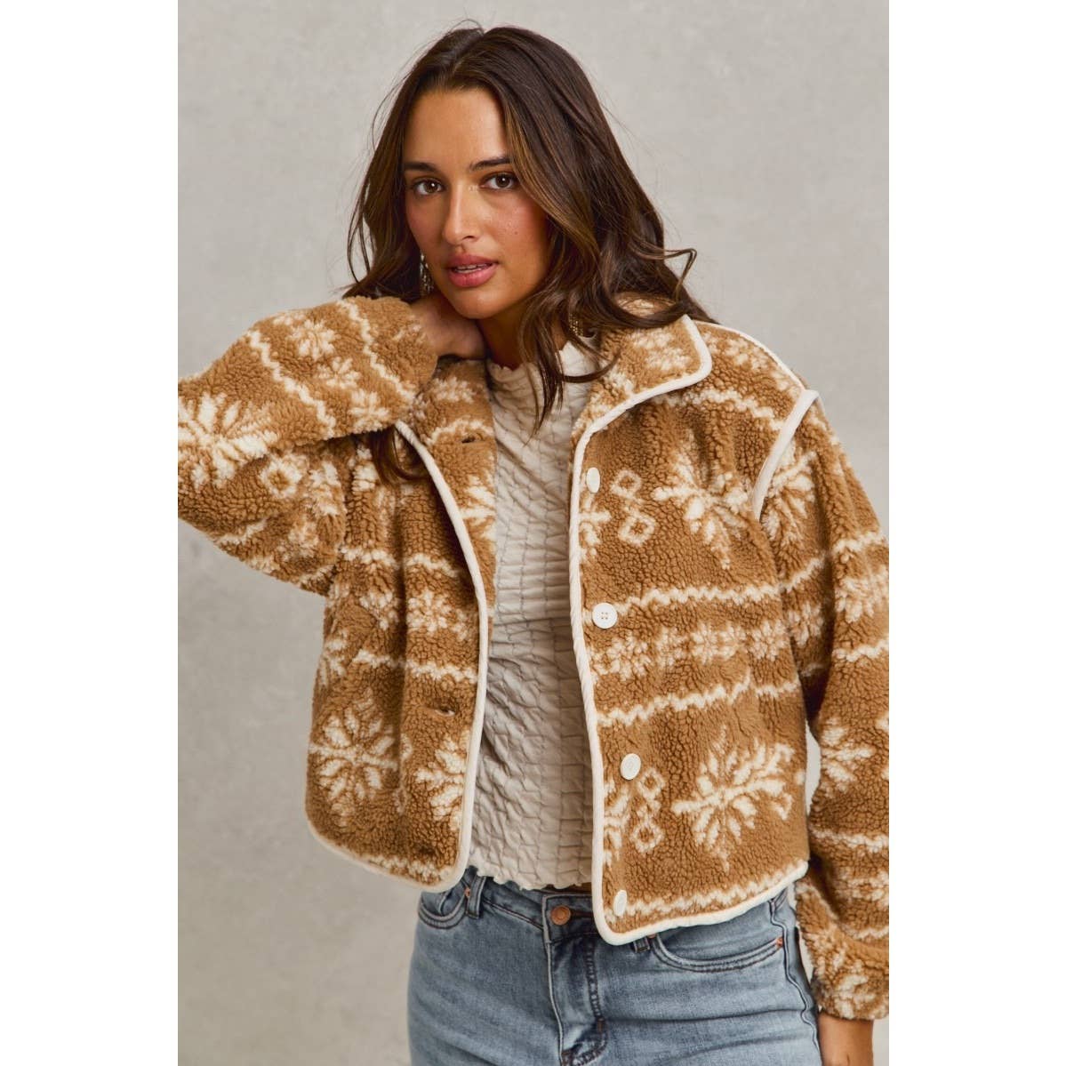 Sherpa Fair Isle Jacket
