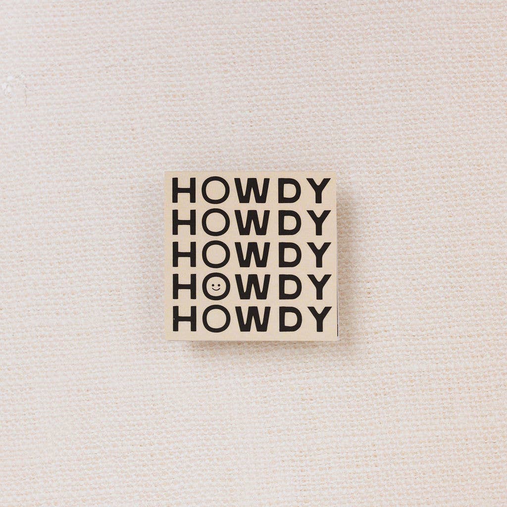 Happy Little Howdy Magnetic Bookmark