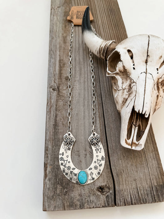 Horseshoe Pendant Necklace