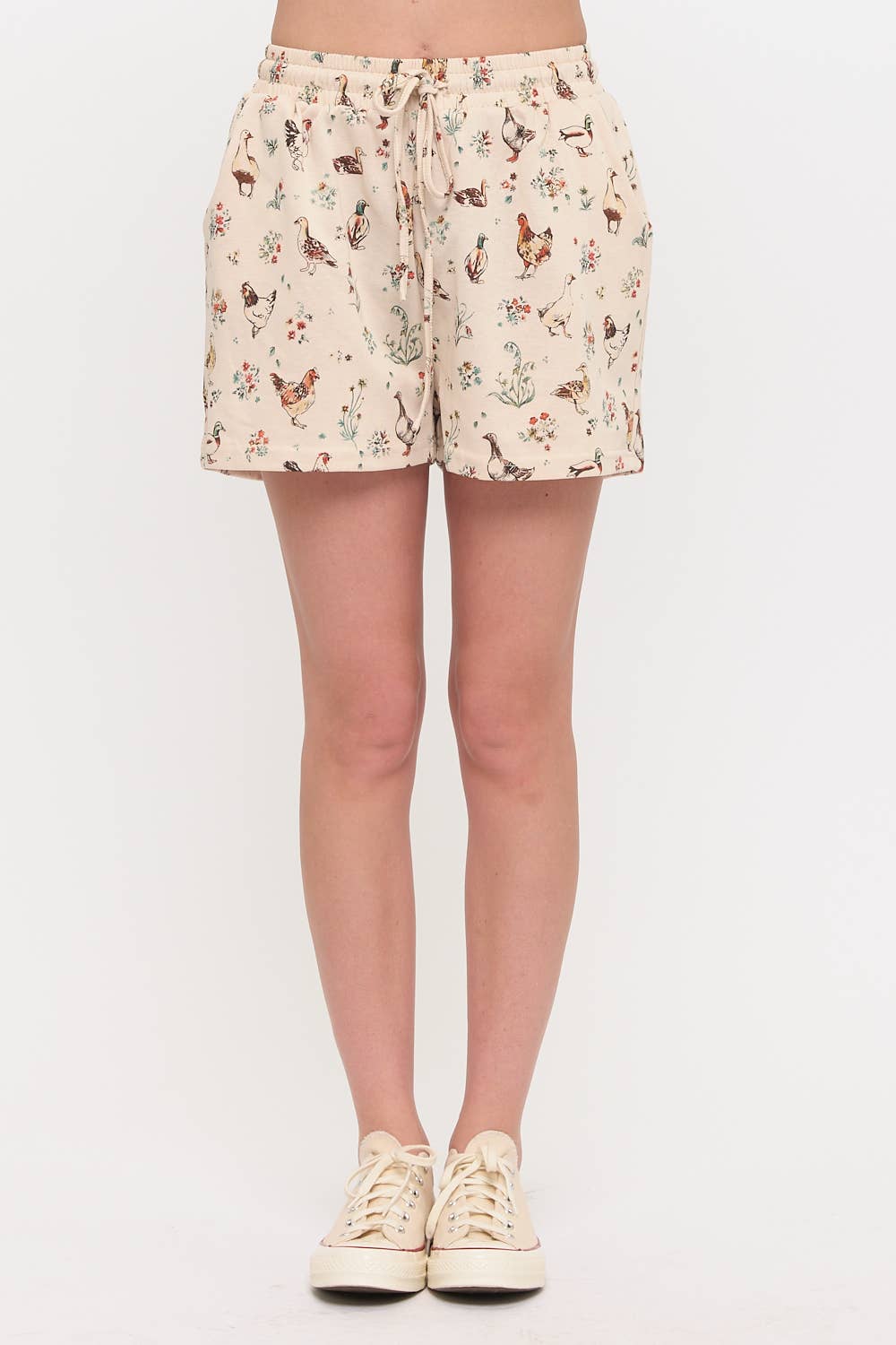 Chicken Floral Shorts