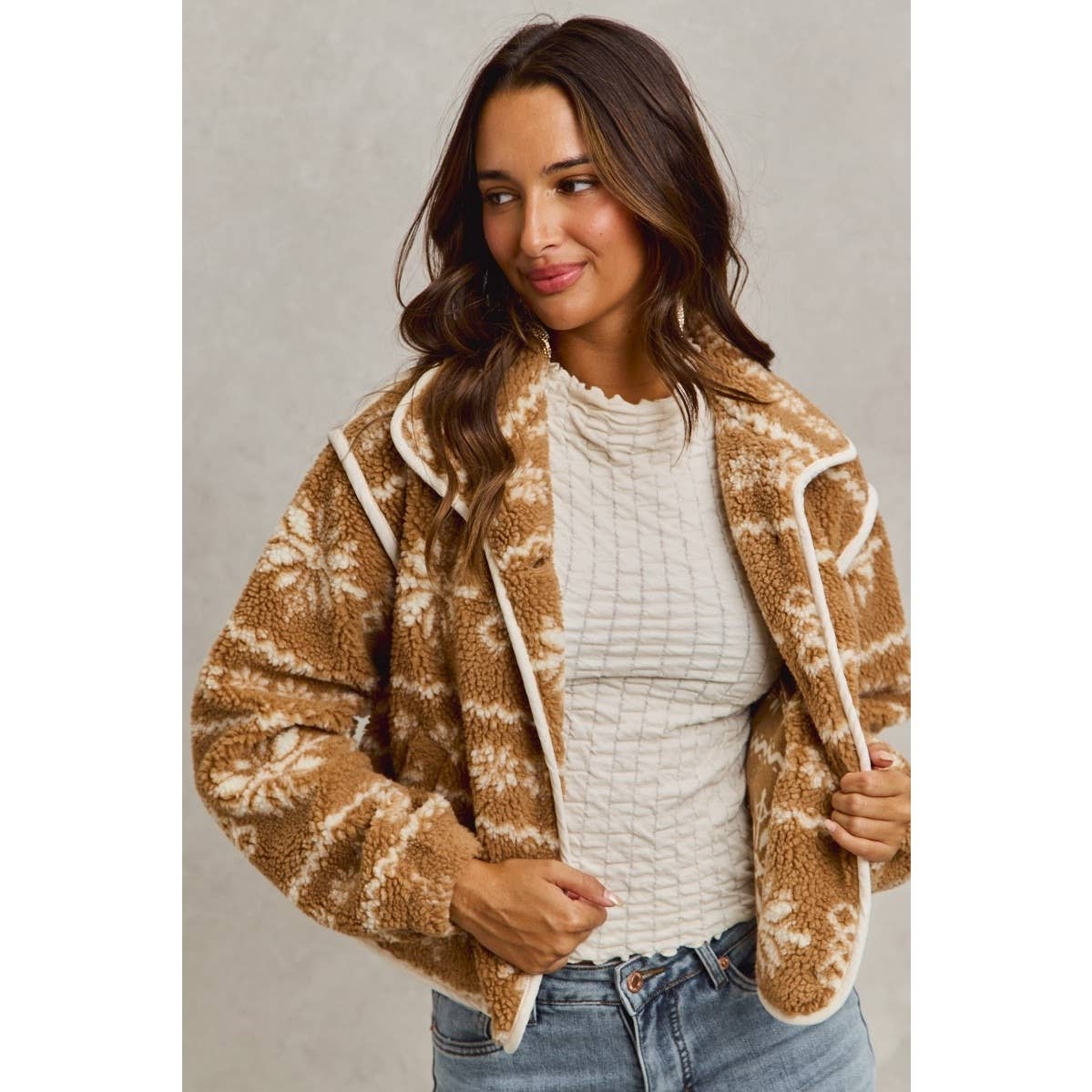 Sherpa Fair Isle Jacket