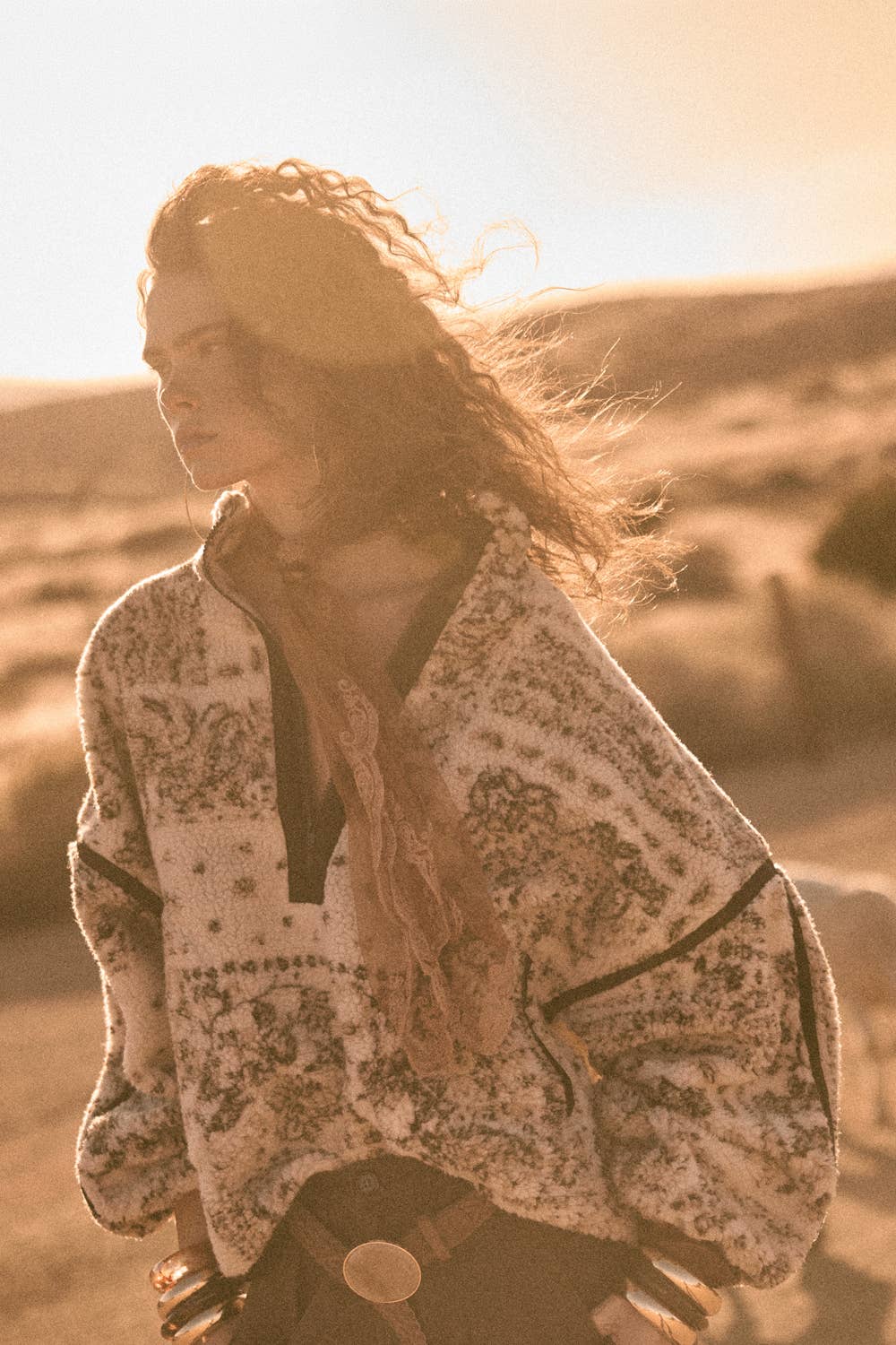 Paisley Sherpa Half Zip