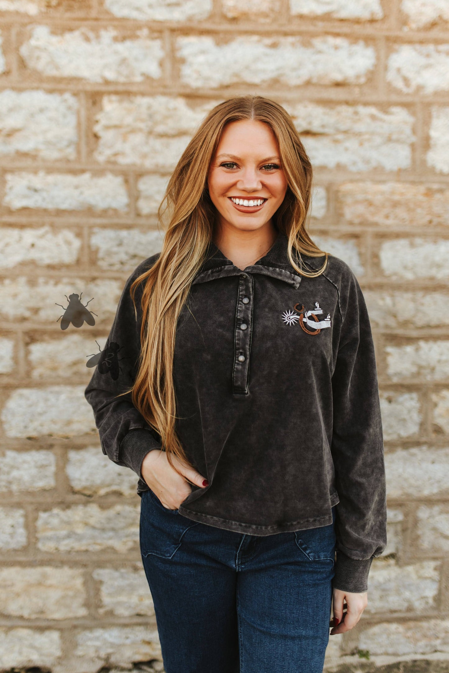 Spur Charcoal Pullover