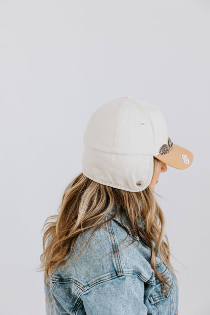 Prairie Pearl Earflap Trapper Hat