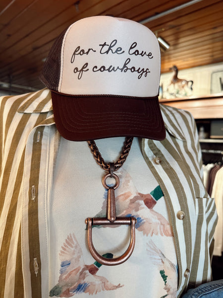 Copper Horse Bit Necklace