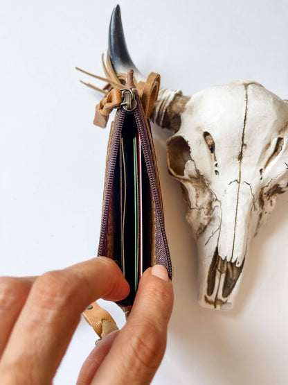 Keychain Leather Wallet