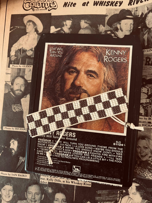 Brown Check Bracelet