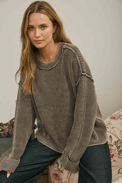 Ribbed Cotton Sweater