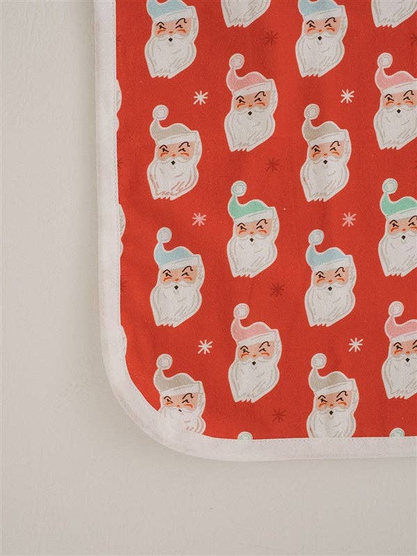 Santa Burp Cloths