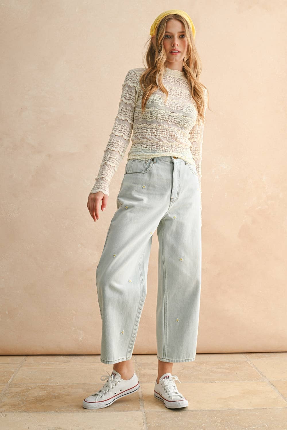 Lace Long Sleeve Top