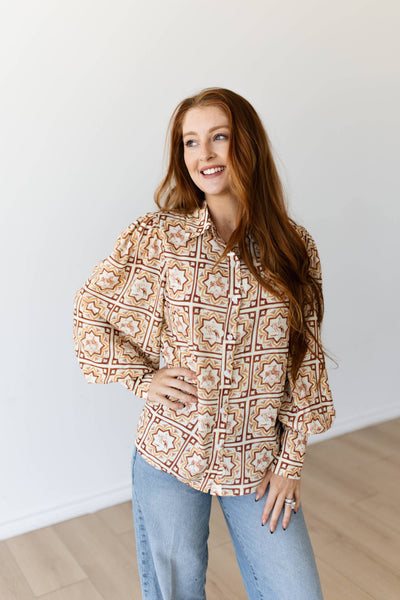 Medallion Blouse