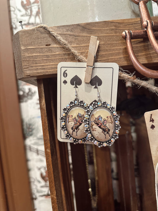 Desert Rodeo Bling Earrings