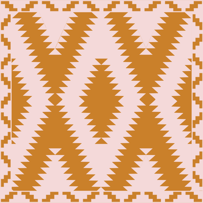 WESTERN GRANDE BABY BLANKET TERRACOTTA ✙ PINK