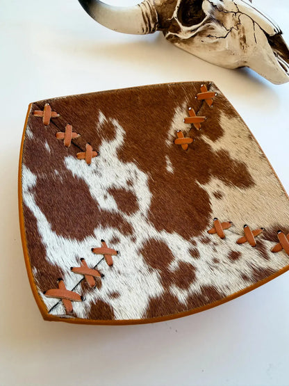 Cowhide Jewelry Tray